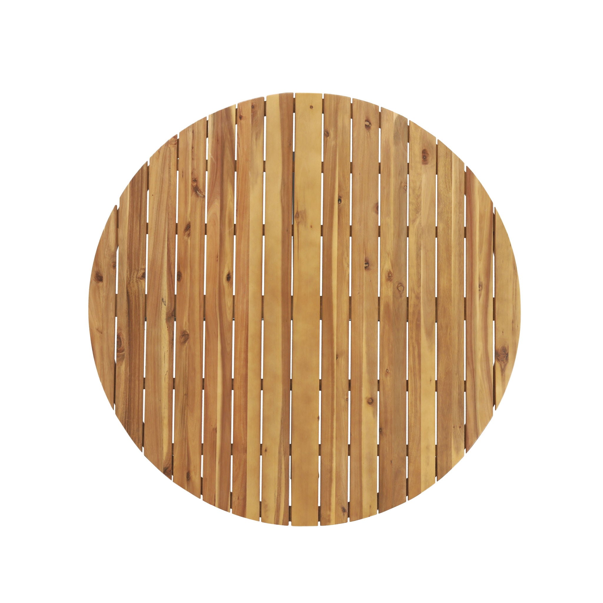 Outdoor Dining Table - Teak / Black