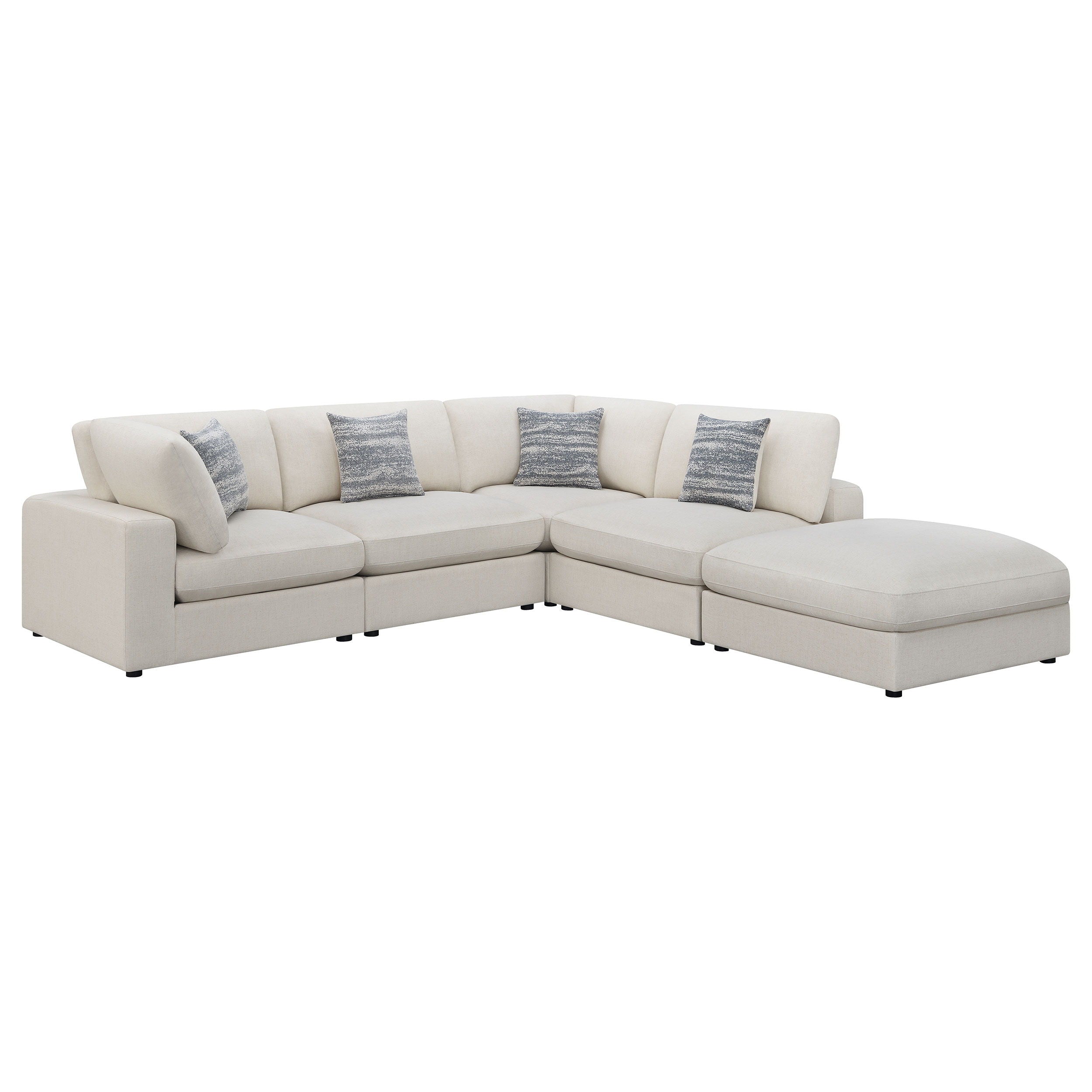 Coaster Fine Furniture Serene - Upholstered Modular Sectional Sofa | Meri Furniture