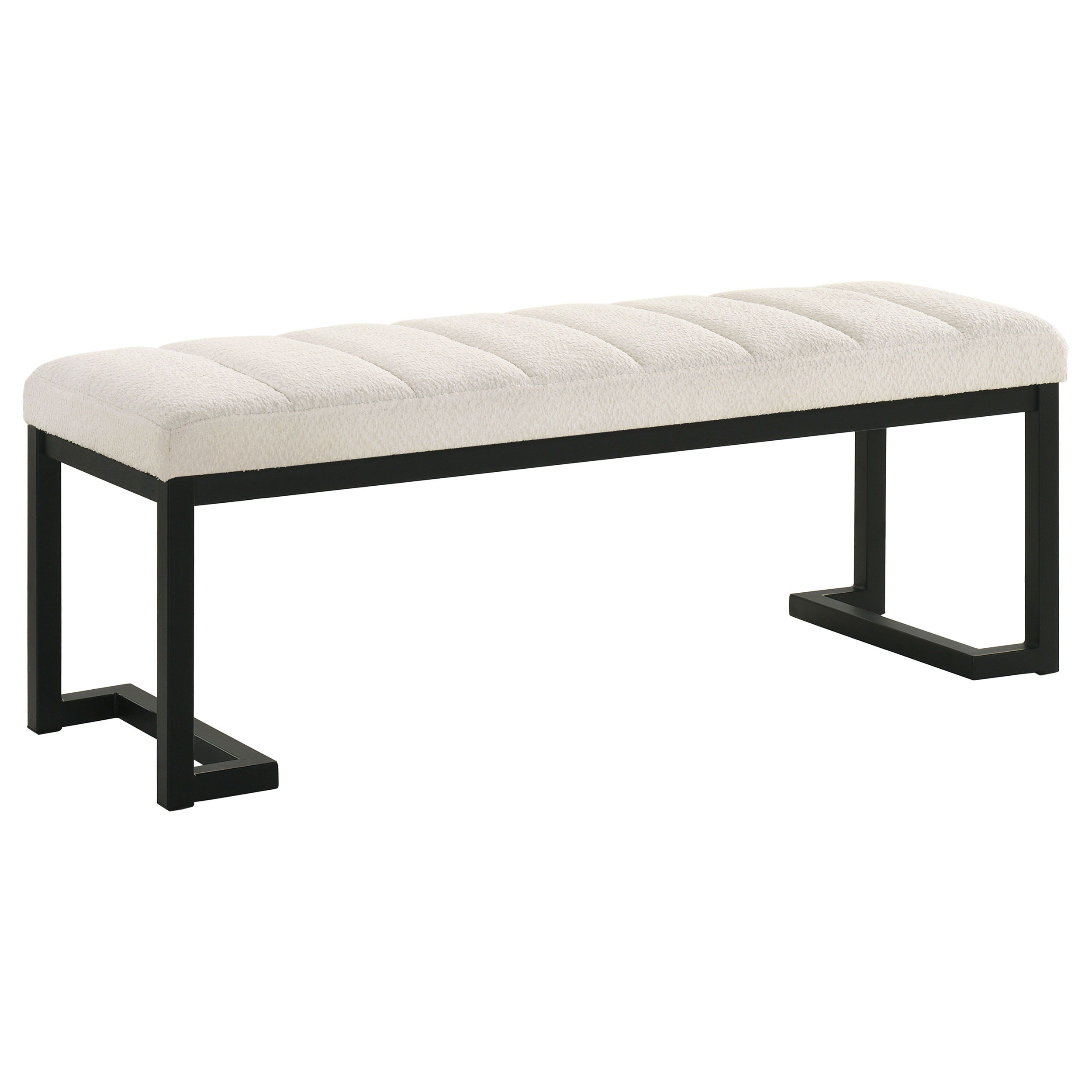Coaster Fine Furniture Mesa - Boucle Upholstered Tufted Accent Bench | Meri Furniture