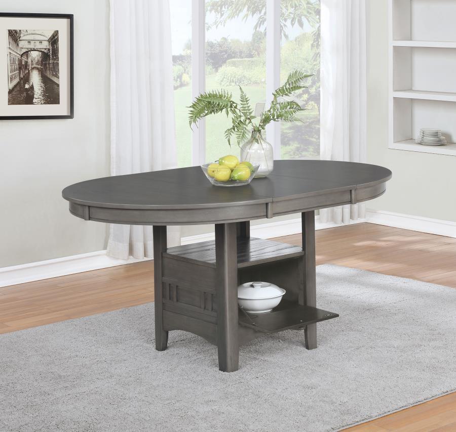 Coaster Fine Furniture Lavon - Oval Extension Leaf Dining Table | Meri Furniture