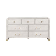 Malco - Dresser With Gold Detailing - Oak