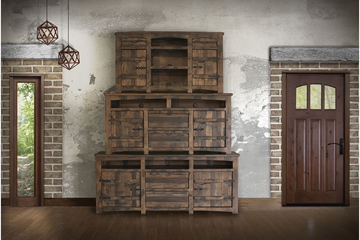 International Furniture Direct Mezcal - TV Stand with Drawers | Meri Furniture