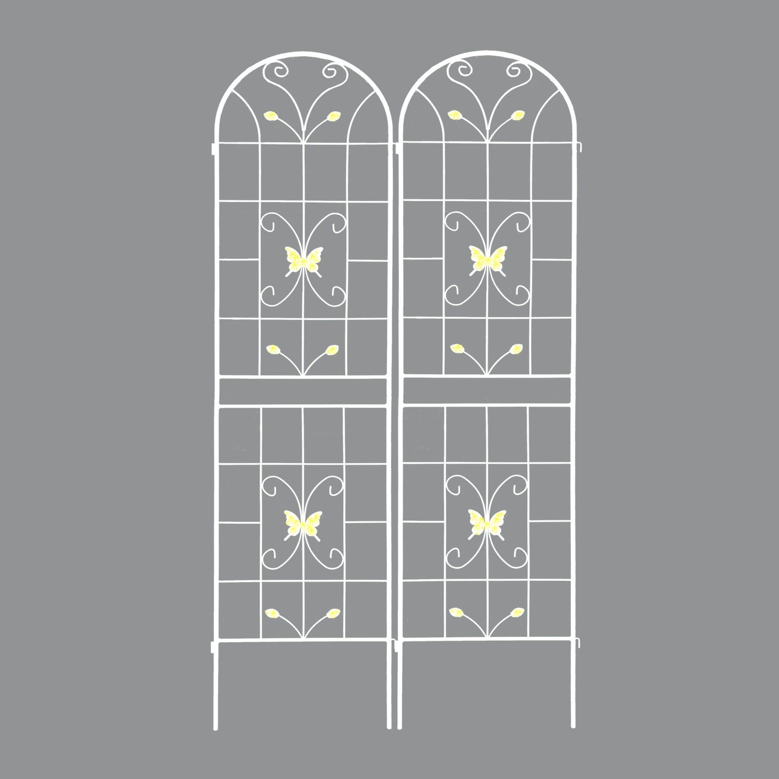 Garden Metal Trellis Rustproof Trellis For Climbing Plants Outdoor Flower Support