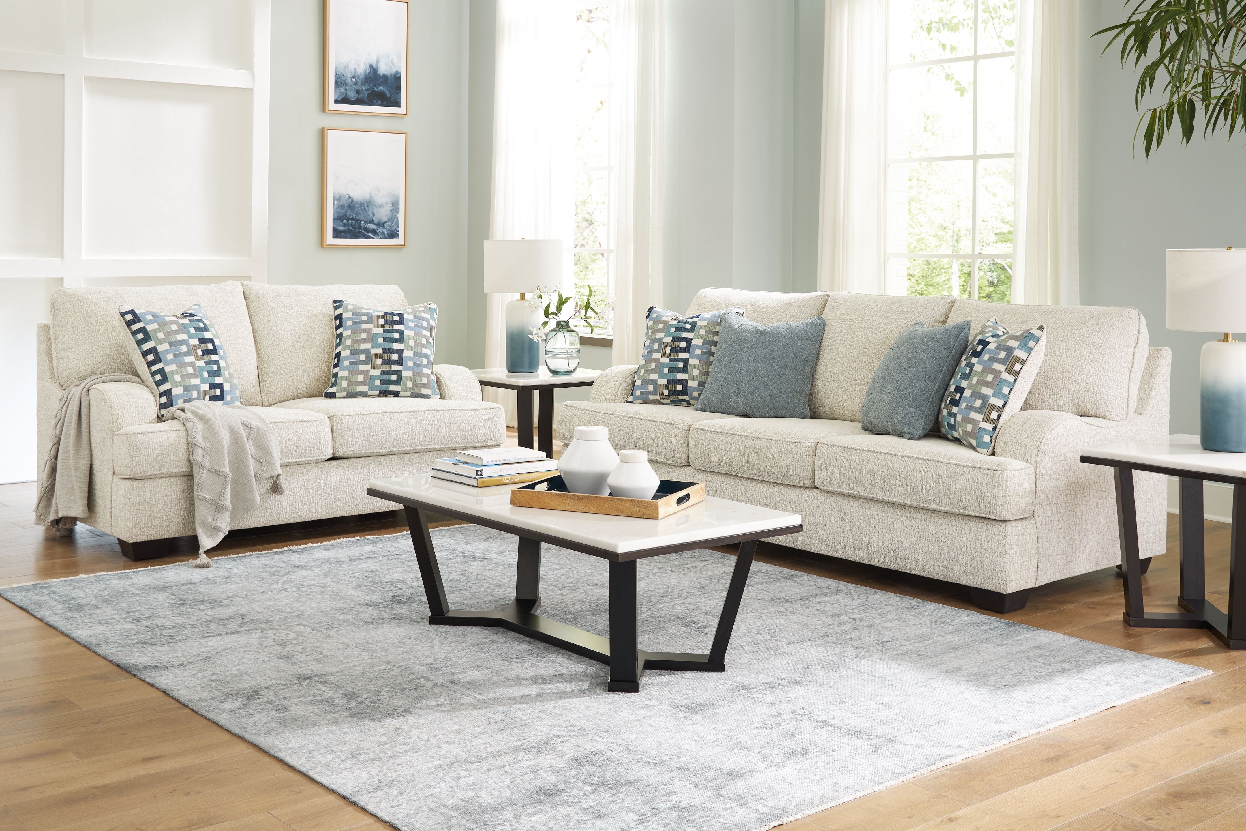 Ashley Furniture Valerano - Living Room Set | Meri Furniture