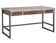 International Furniture Direct Mita - Desk - Honey Brown / Light Gray | Meri Furniture