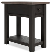Ashley Furniture Tyler - Black / Gray - Chair Side End Table | Meri Furniture