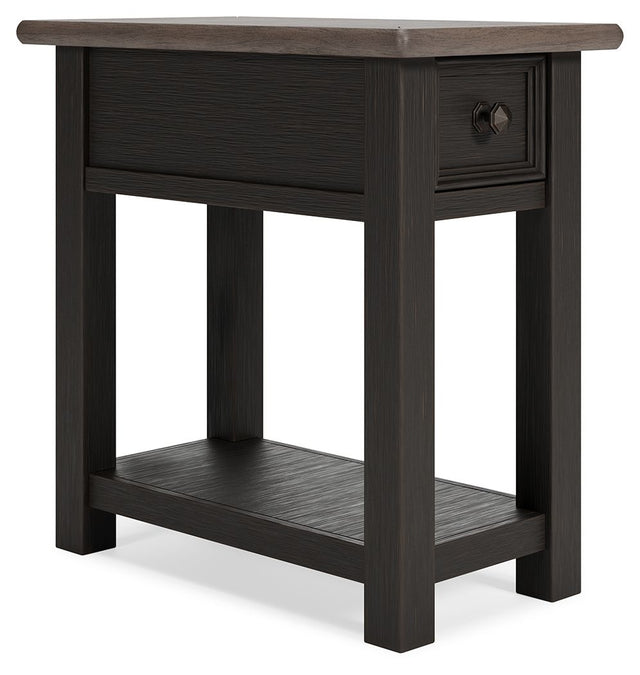 Ashley Furniture Tyler - Black / Gray - Chair Side End Table | Meri Furniture