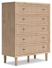 Cielden - Five Drawer Wide Chest - Two-Tone