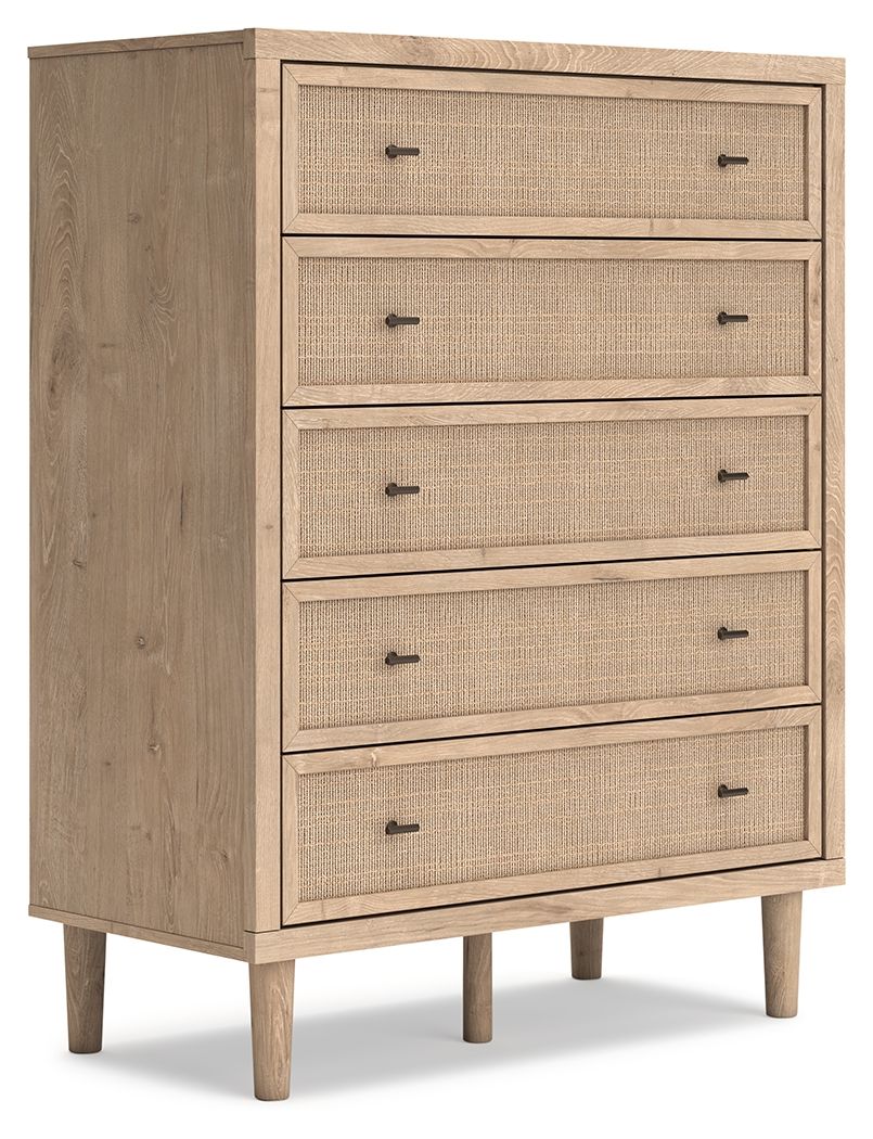 Signature Design by Ashley® Cielden - Two-tone - Five Drawer Wide Chest | Meri Furniture