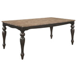 Coaster Fine Furniture Bridget - Rectangular Dining Table - Brown Brushed | Meri Furniture