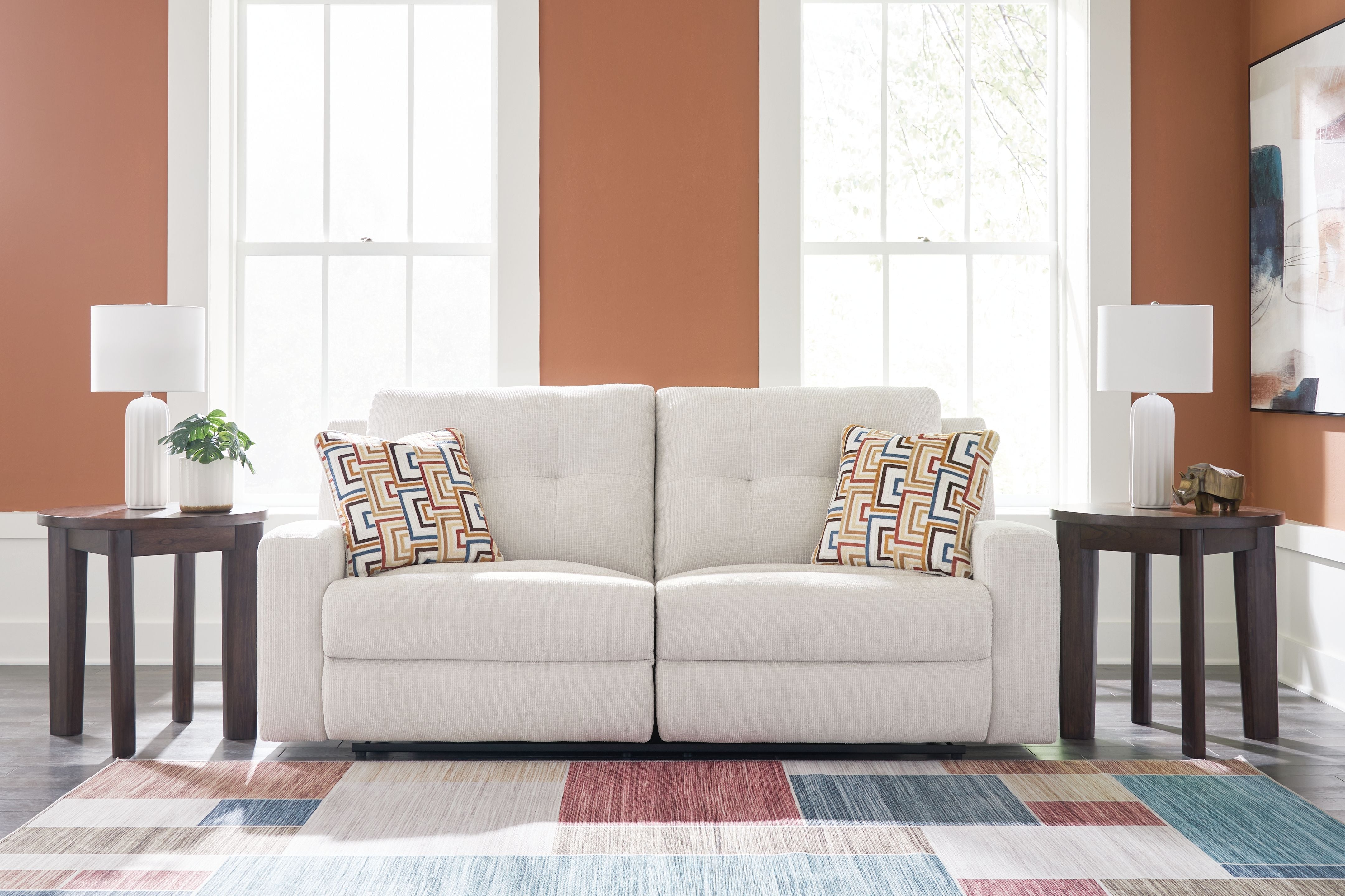 Signature Design by Ashley® Danum - 2 Seat Reclining Sofa | Meri Furniture
