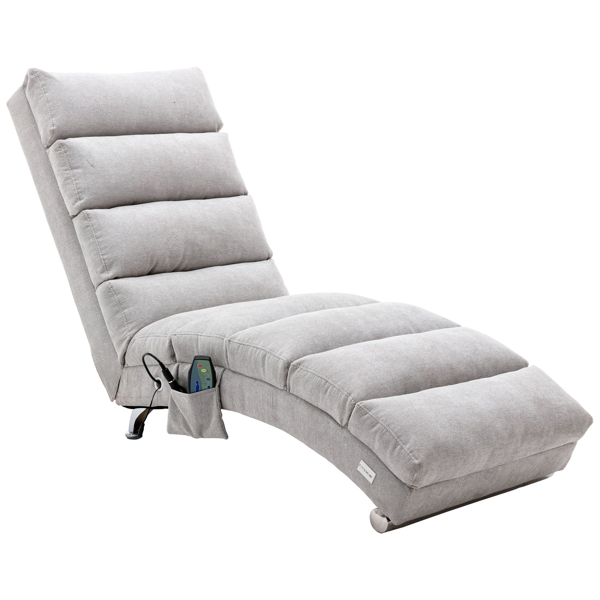 Massage Chaise Lounge Indoor With Remote Control, Ergonomic Electric Massage Lounger