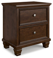 Signature Design by Ashley® Danabrin - Brown - Two Drawer Nightstand | Meri Furniture