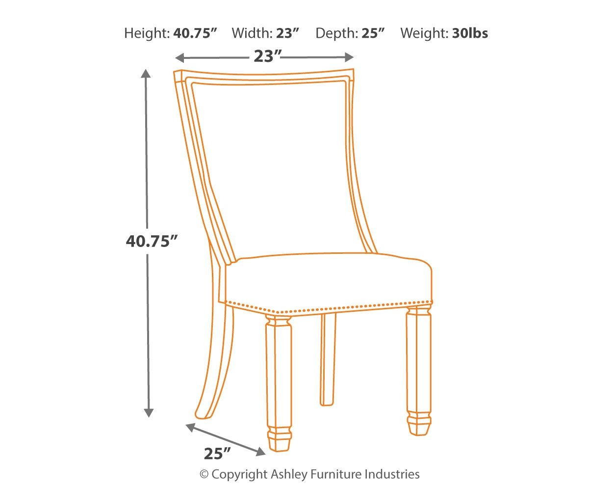 Signature Design by Ashley® Bolanburg - Brown / Beige - Dining Uph Side Chair (Set of 2) - Lattice Back | Meri Furniture