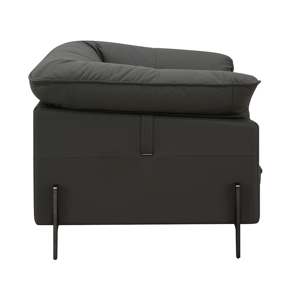 ACME Tadi - Chair - Black Top Grain Leather | Meri Furniture