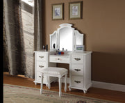 ACME Torian - Vanity Desk - White | Meri Furniture