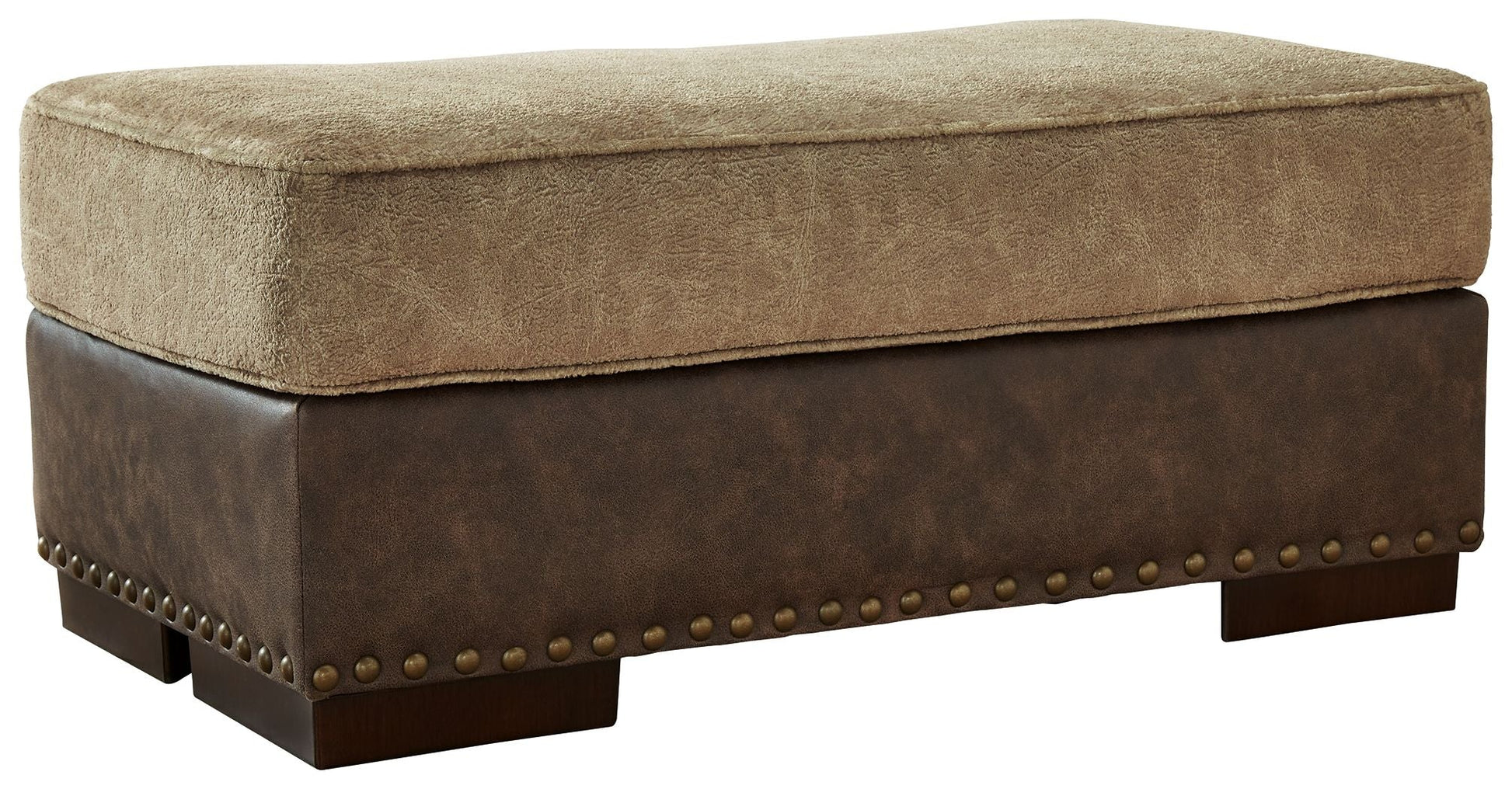 Signature Design by Ashley® Alesbury - Chocolate - Ottoman | Meri Furniture