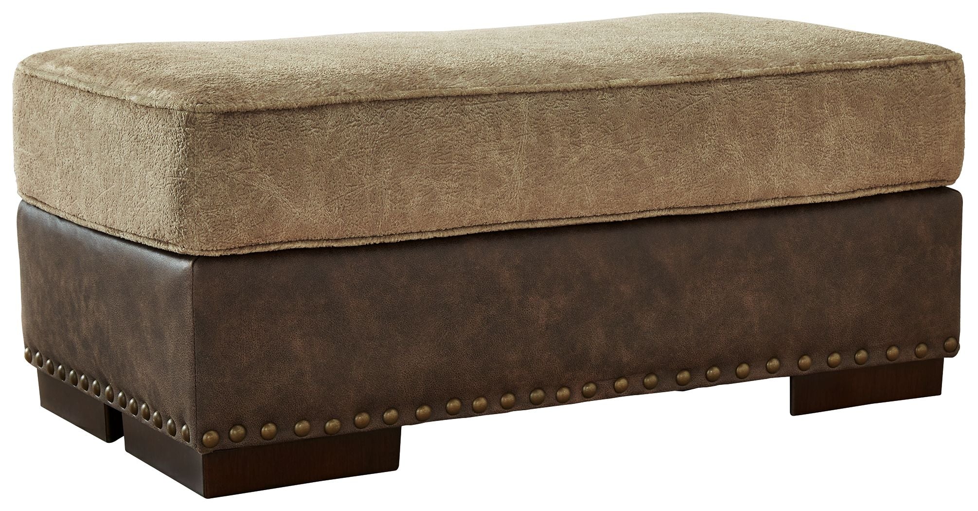 Signature Design by Ashley® Alesbury - Chocolate - Ottoman | Meri Furniture