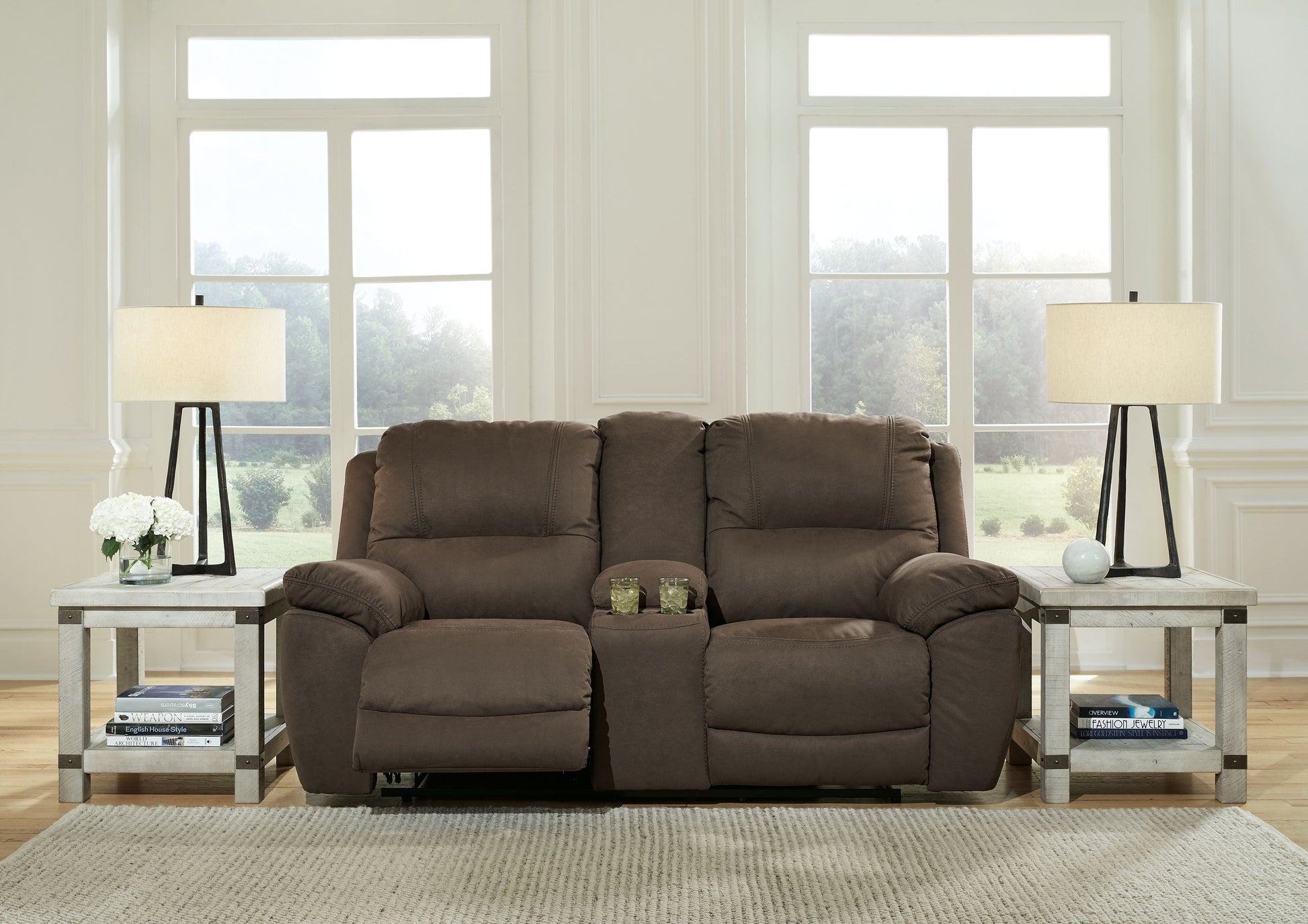 Signature Design by Ashley® Next-Gen Gaucho - Double Reclining Loveseat | Meri Furniture