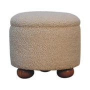 Storage Footstool - Cream