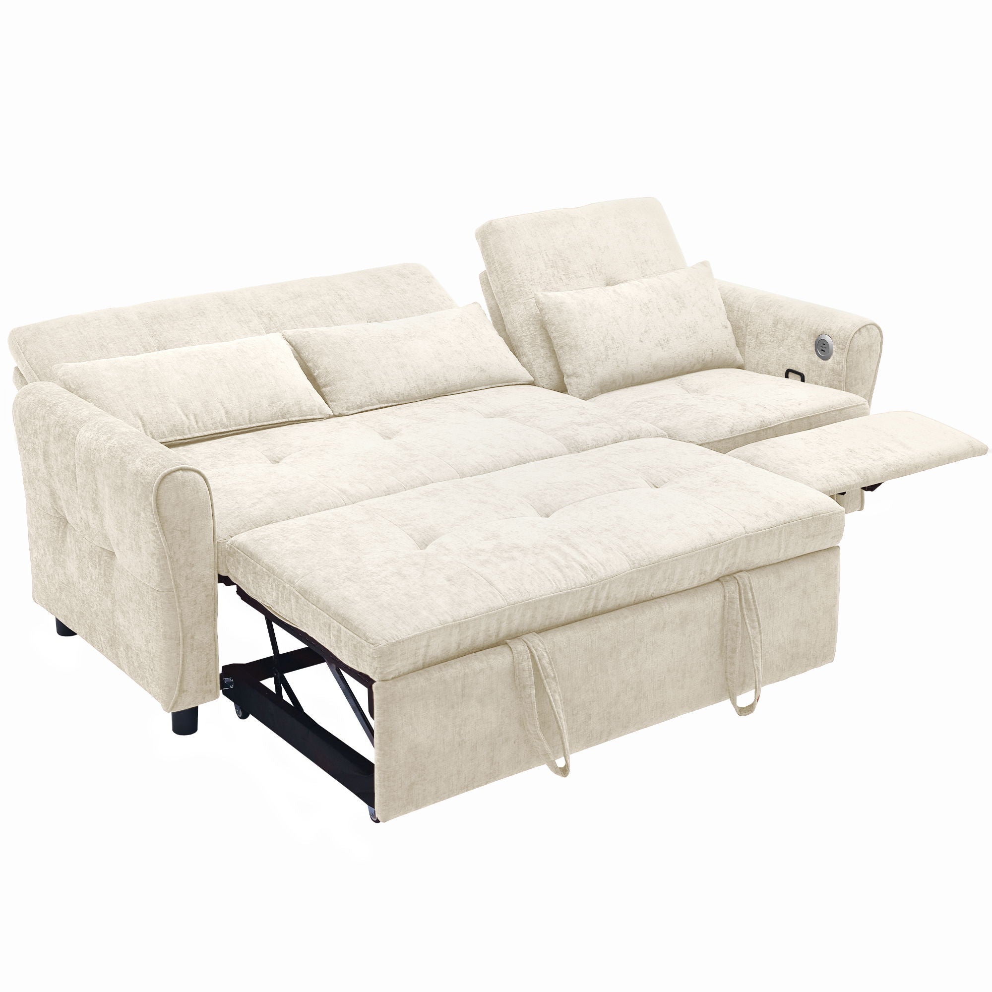 3 Seater Sofa Bed And Reversible Recliner