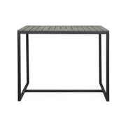 Ernesto - Outdoor Industrial Acacia Wood Bar Table