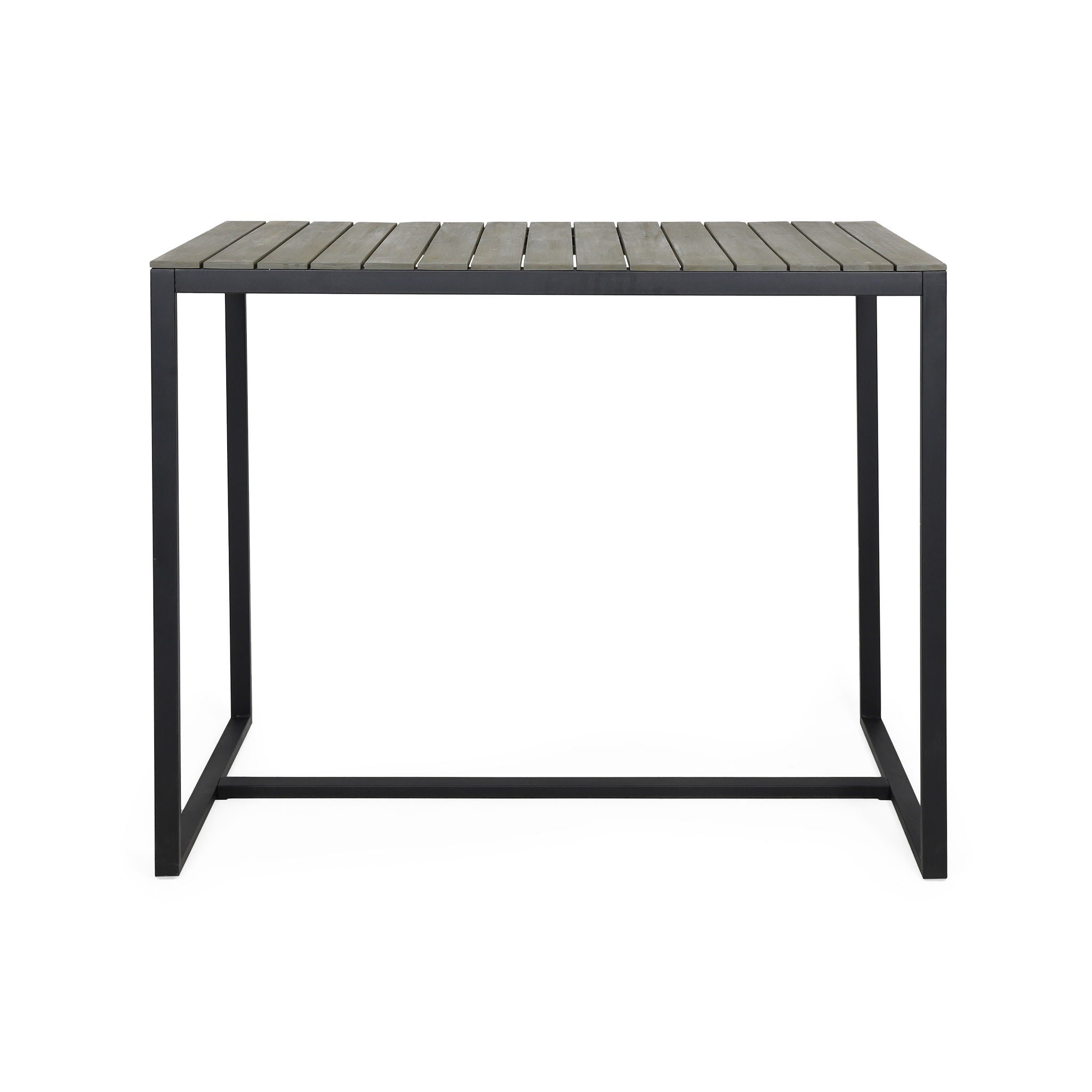 Ernesto - Outdoor Industrial Acacia Wood Bar Table