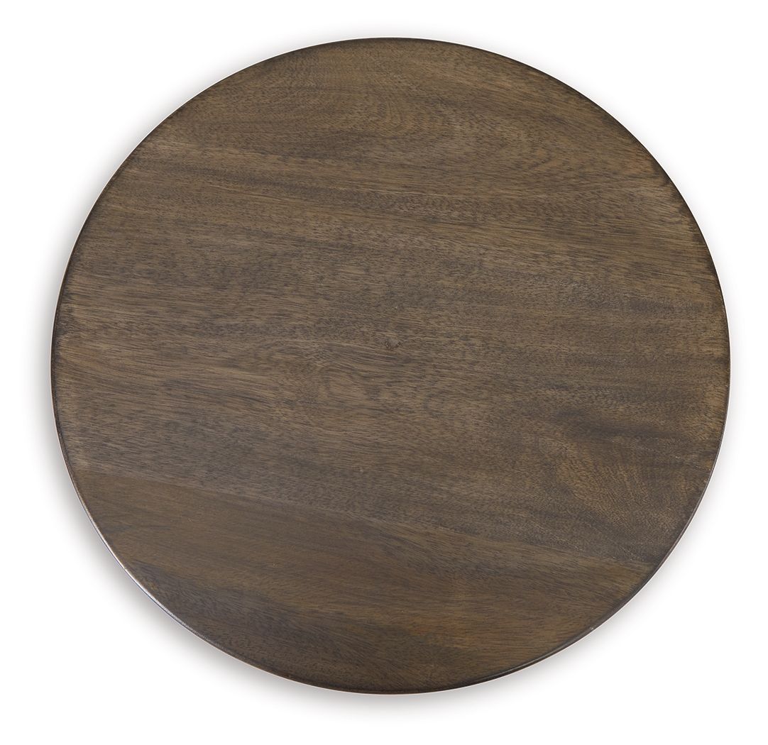 Signature Design by Ashley® Hadcher - Cream / Brown - Accent Table | Meri Furniture
