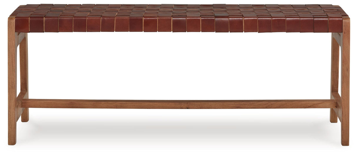 Lemmund - Natural / Brown - Accent Bench