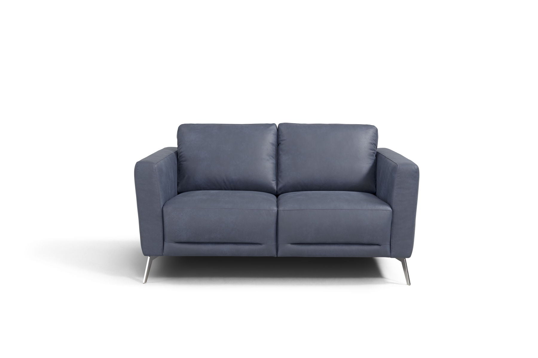 ACME Astonic - Loveseat - Blue Leather | Meri Furniture