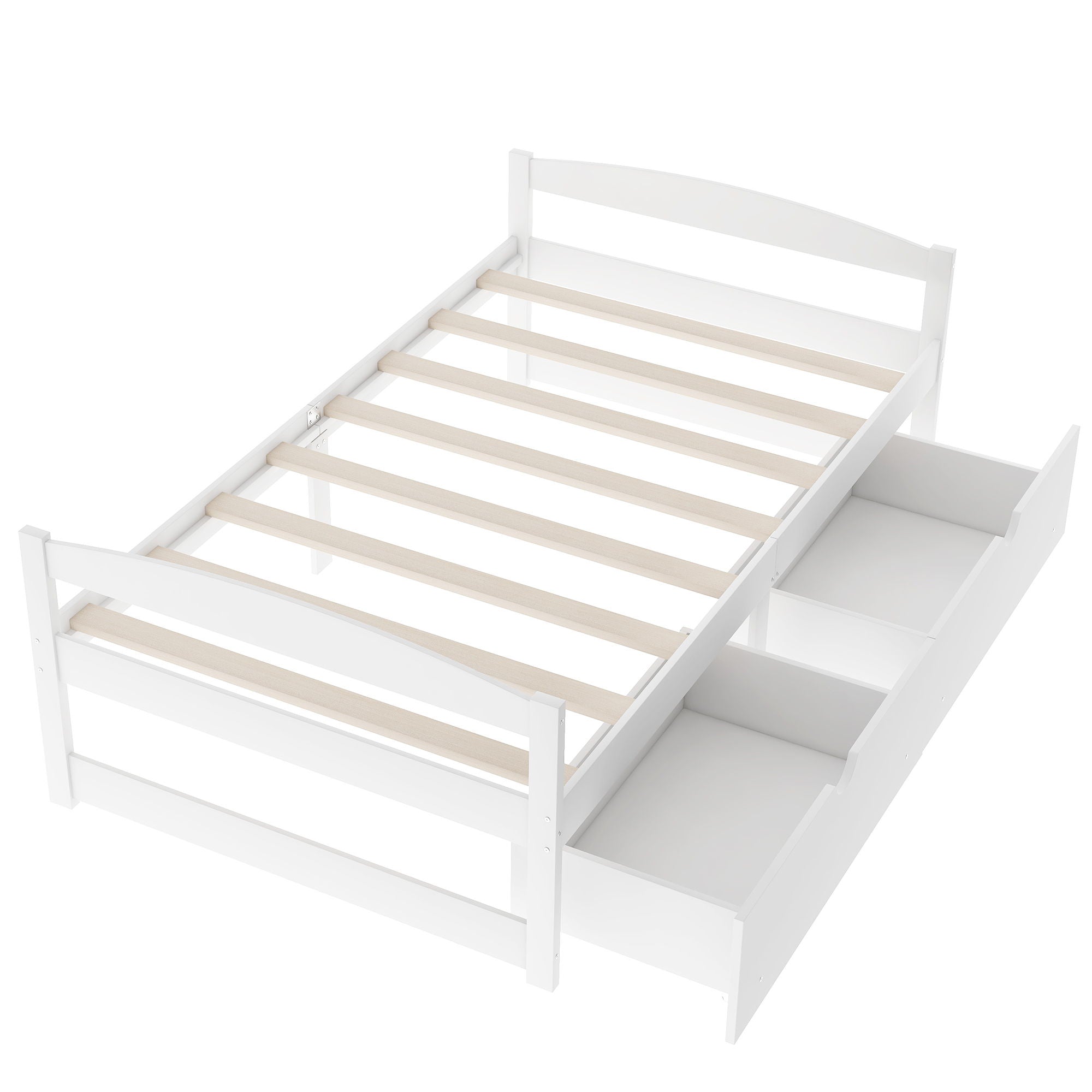 Platform Bed With 2 Drawers