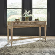 Liberty Furniture Devonshire - Console Bar Table - Weathered Sandstone | Meri Furniture