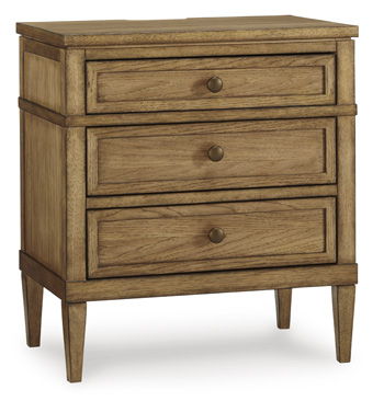 Signature Design by Ashley® Sharlance - Brown - Three Drawer Night Stand | Meri Furniture