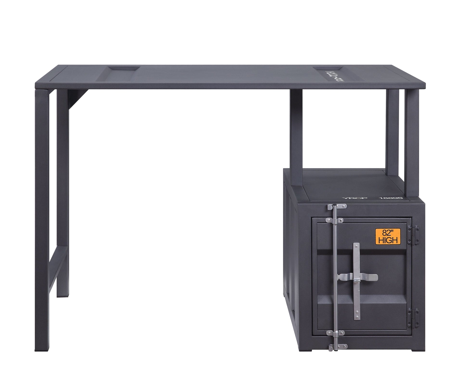 ACME Cargo - Writing Desk - Gunmetal | Meri Furniture