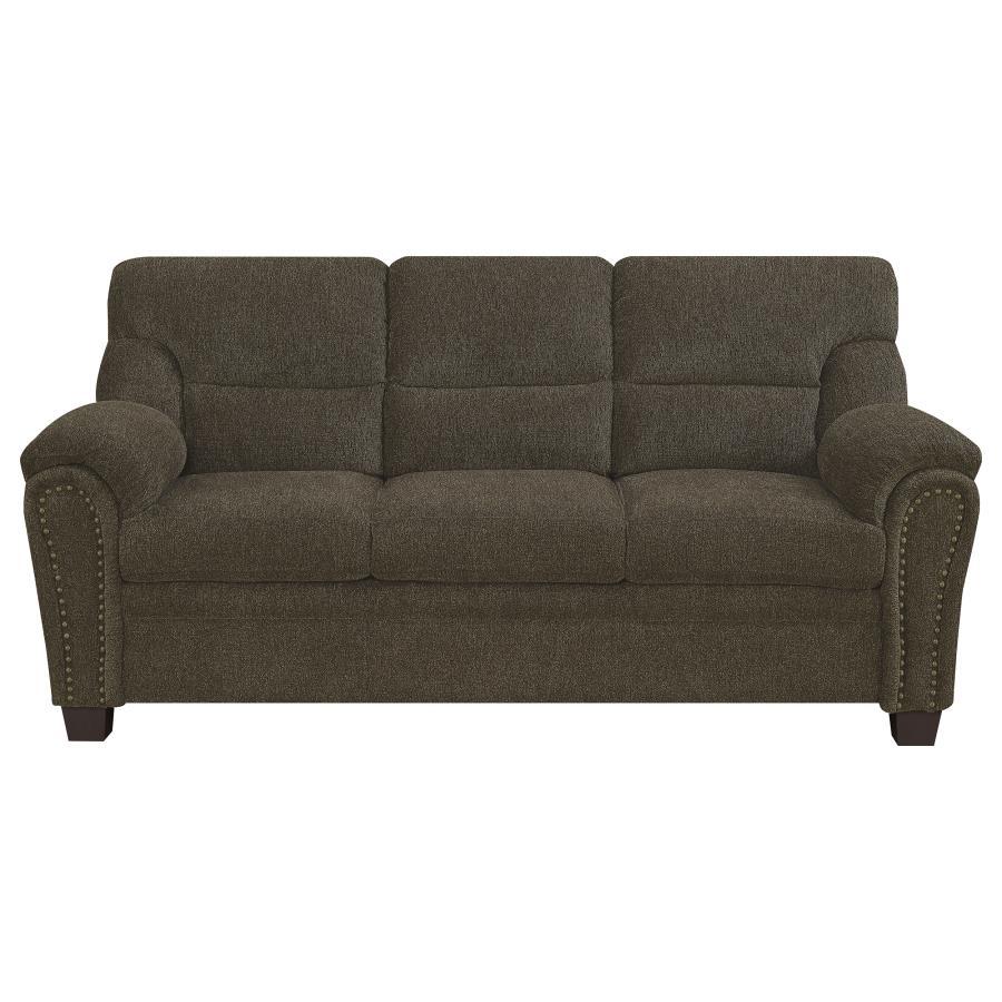 Coaster Fine Furniture Clementine - Upholstered Padded Arm Sofa Set | Meri Furniture