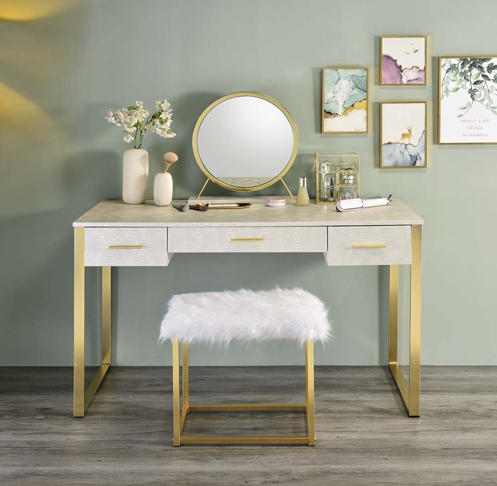 ACME Myles - Vanity Desk | Meri Furniture