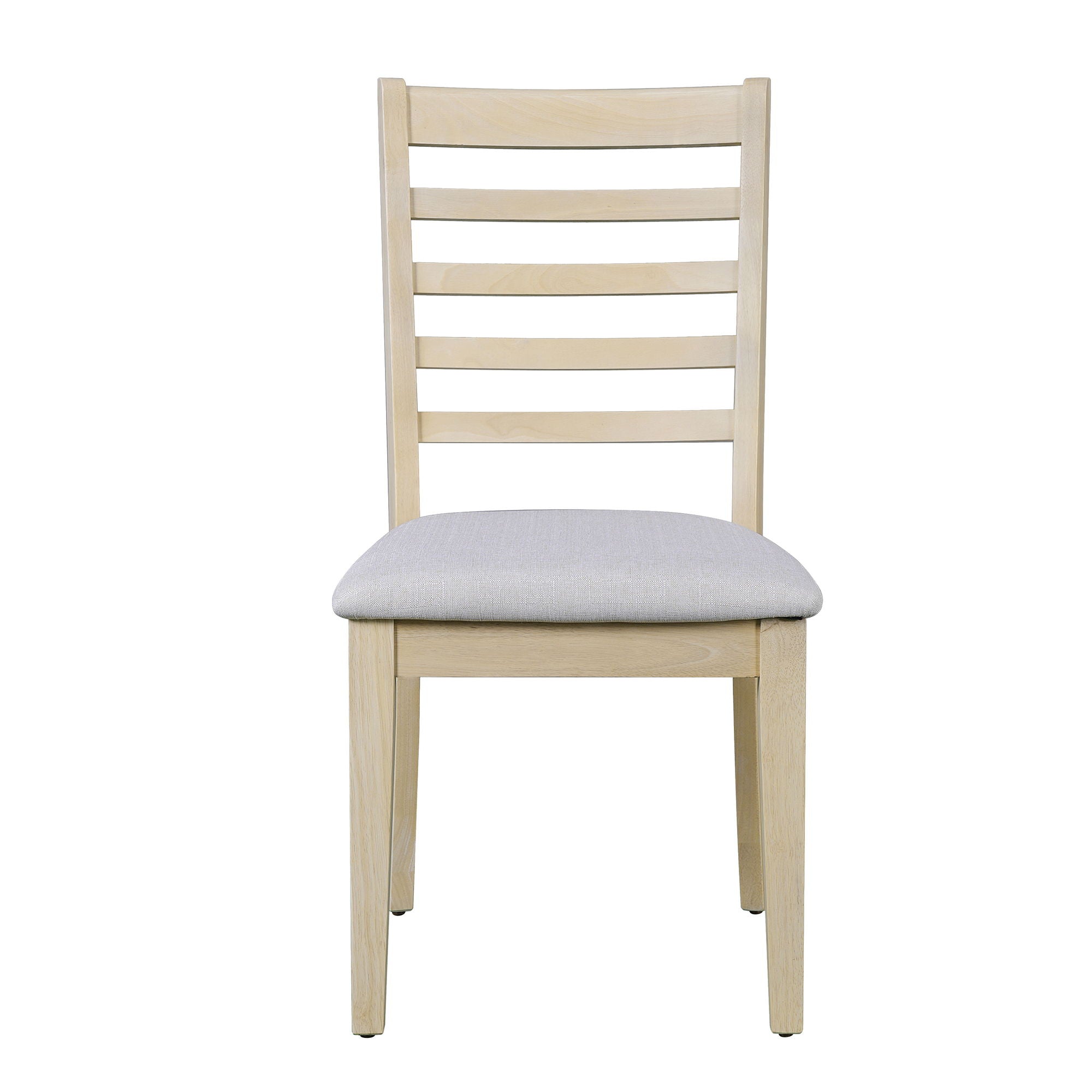 Upholstered Armless Chairs With High Ladder Back