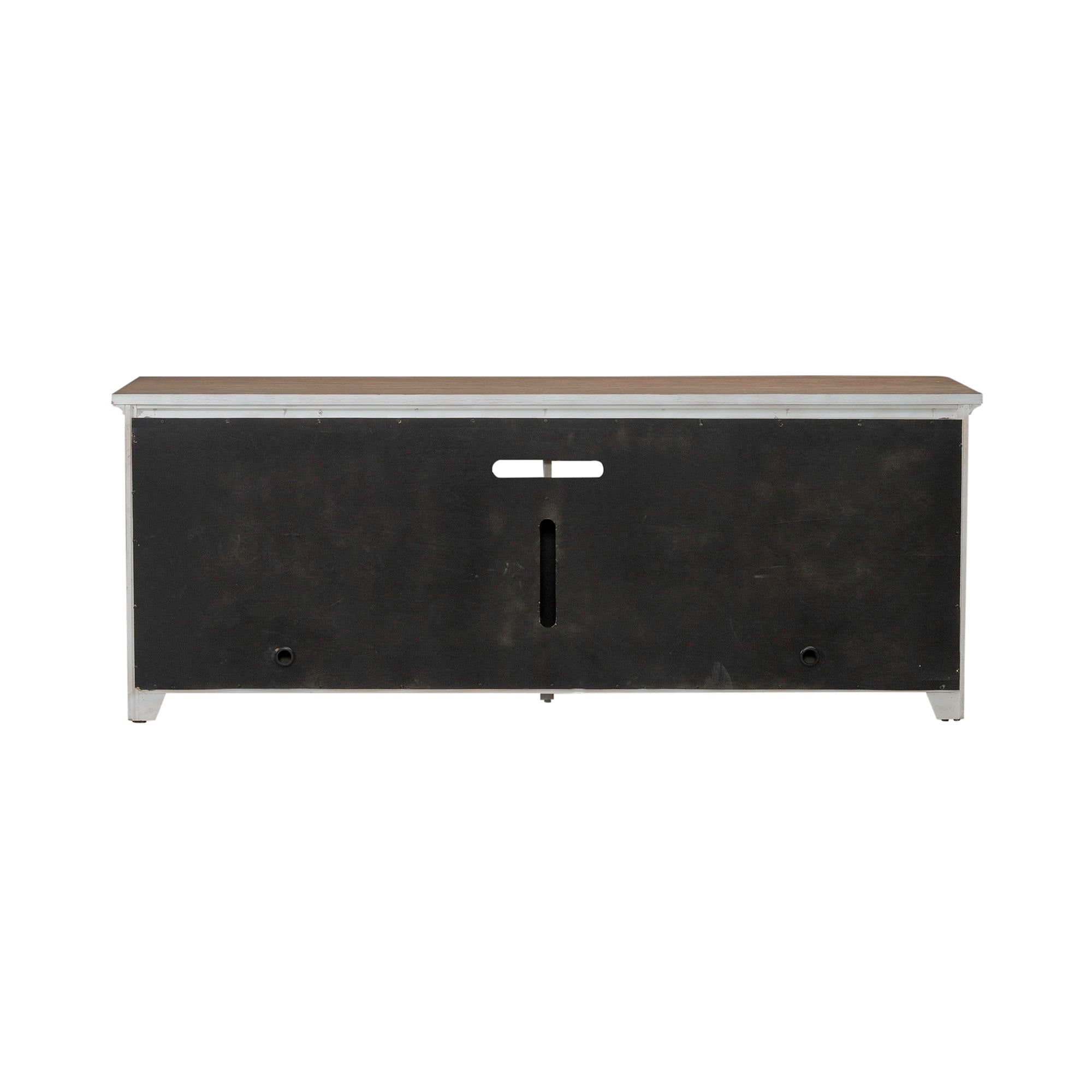 79" Fireplace TV Console - Medium Brown