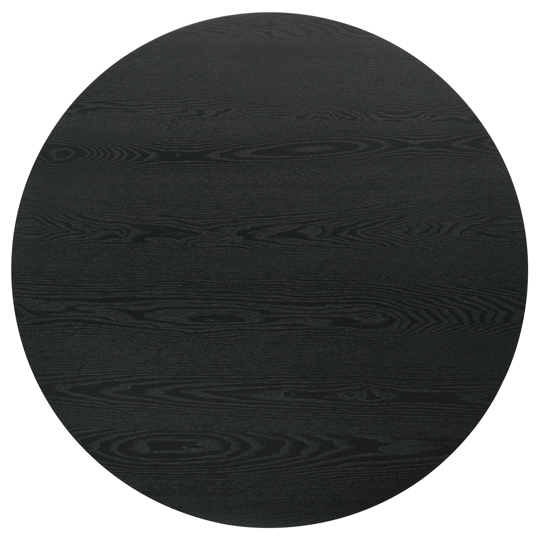 Hamlyn 43-inch Round Wood Counter Height Dining Table Black