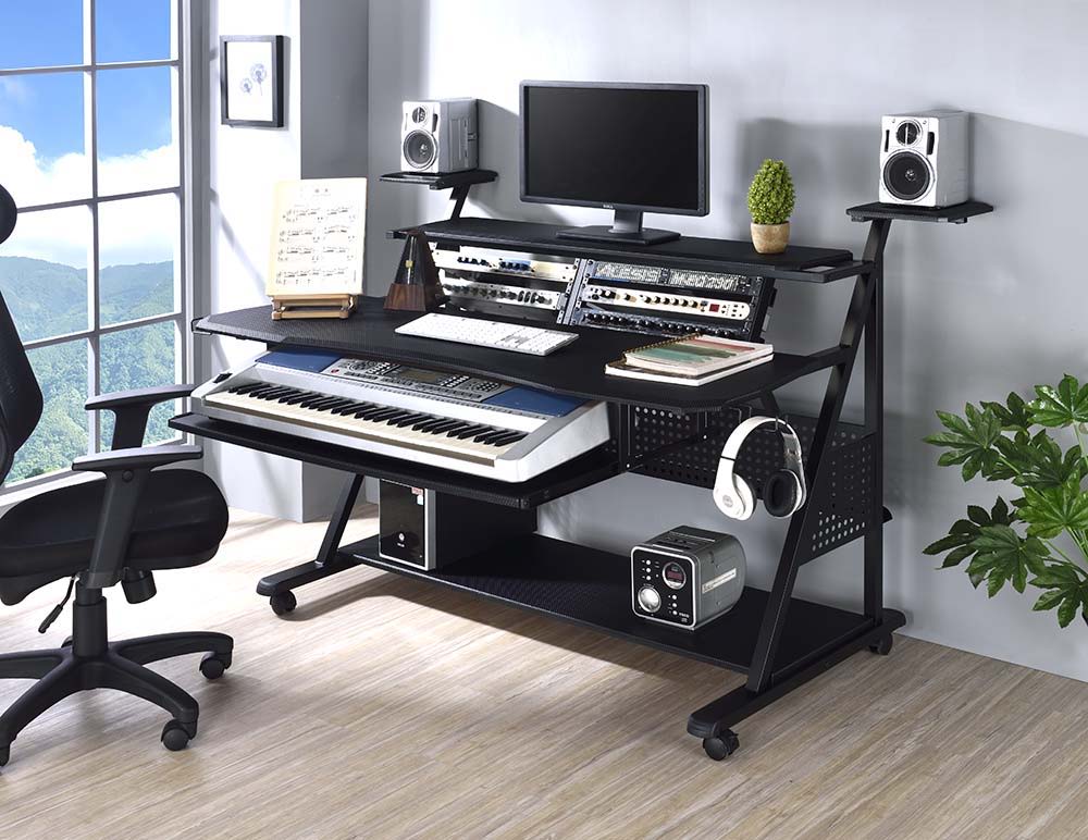 ACME The Willow music desk has all the amenities that you are seeking to become the industry's next musical genius. | Meri Furniture