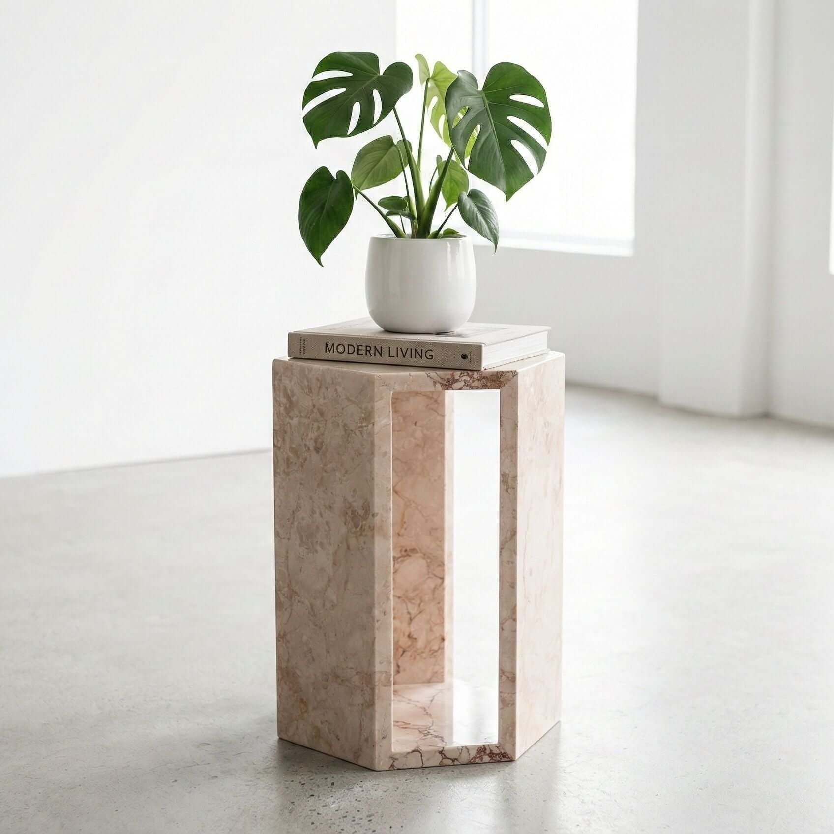 Modern Minimalist Hexagon Side Table
