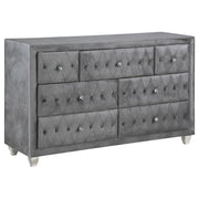 Coaster Fine Furniture Deanna - 7-Drawer Upholstered Dresser | Meri Furniture