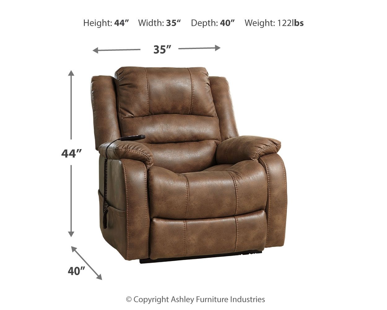 Ashley Furniture Yandel - Power Lift Recliners | Meri Furniture