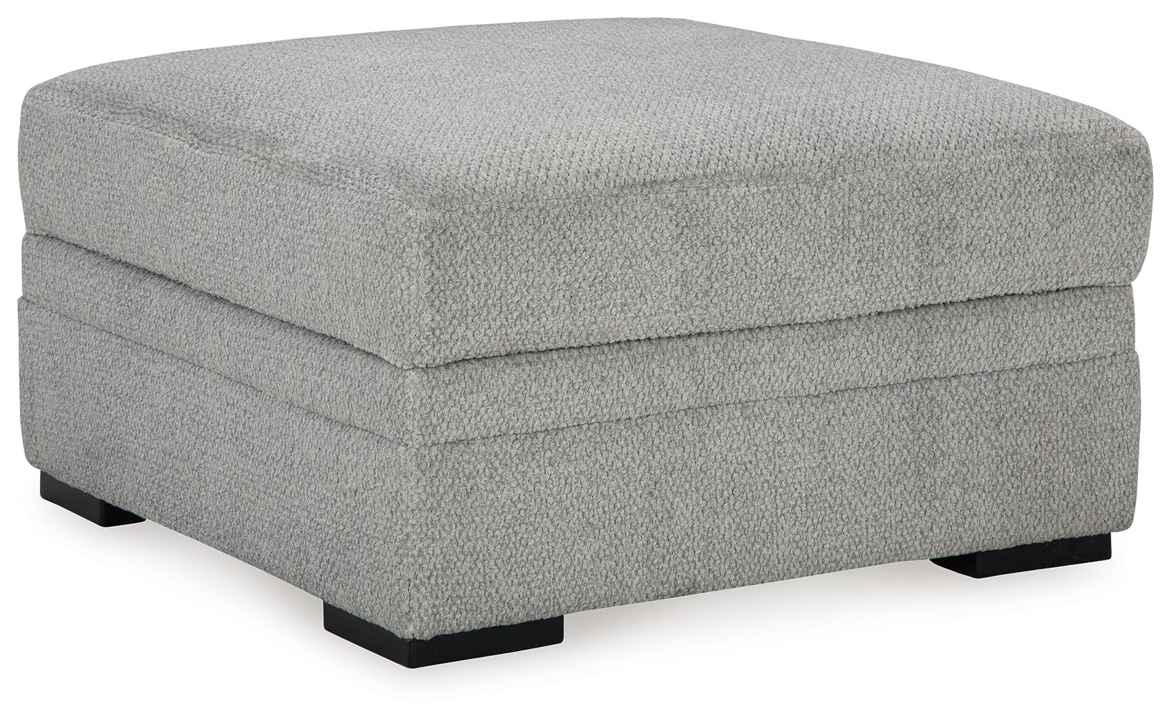 Signature Design by Ashley® Casselbury - Cement - Ottoman With Storage | Meri Furniture