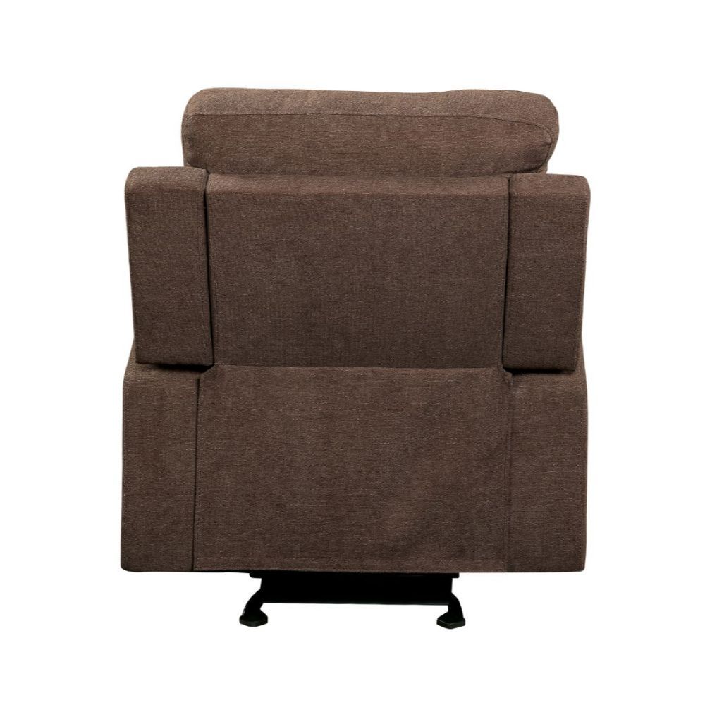 ACME Livino - Recliner - Brown Fabric | Meri Furniture