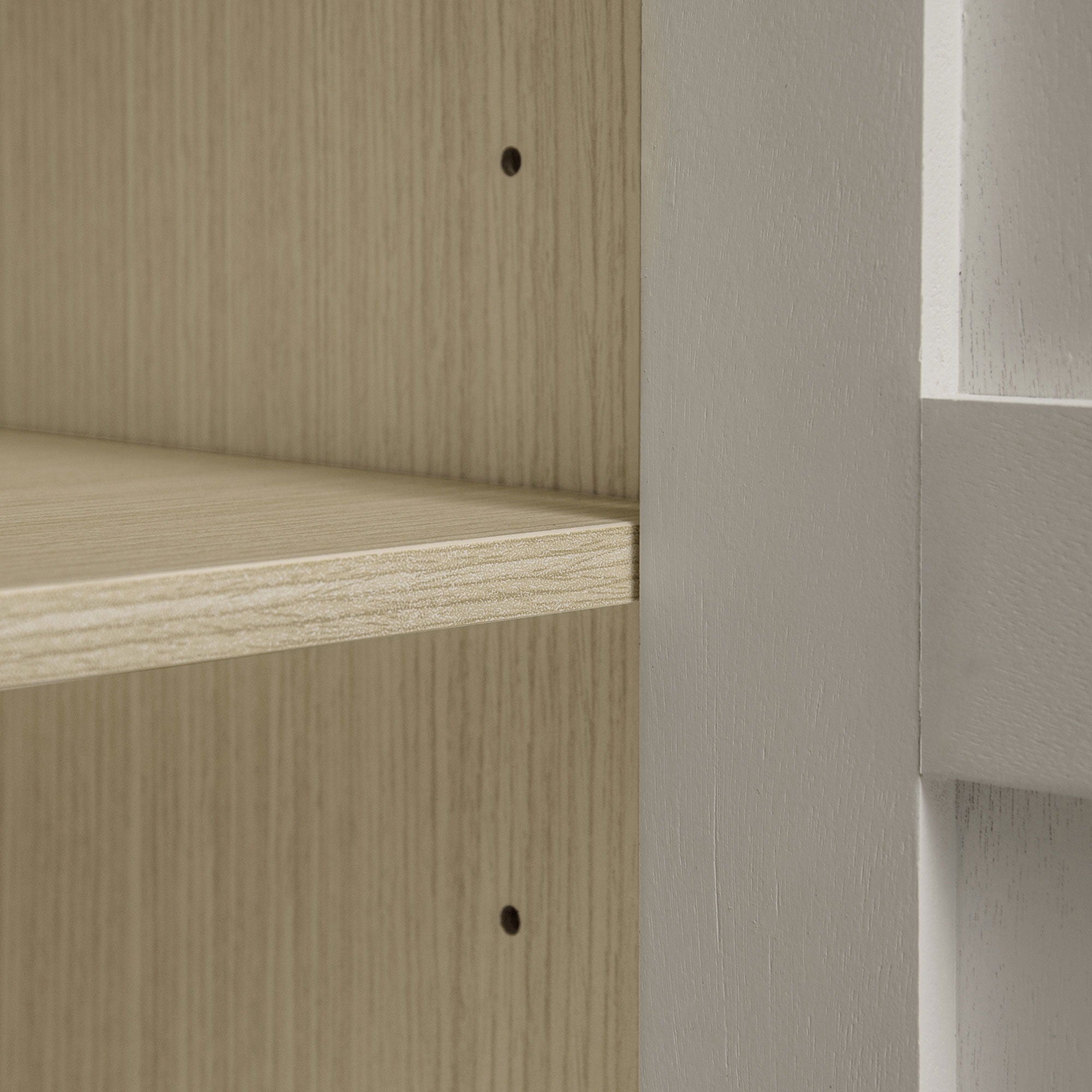 2 Door Cabinet, American Furniture, Suitable For Bedroom, Living Room, Study - Natural