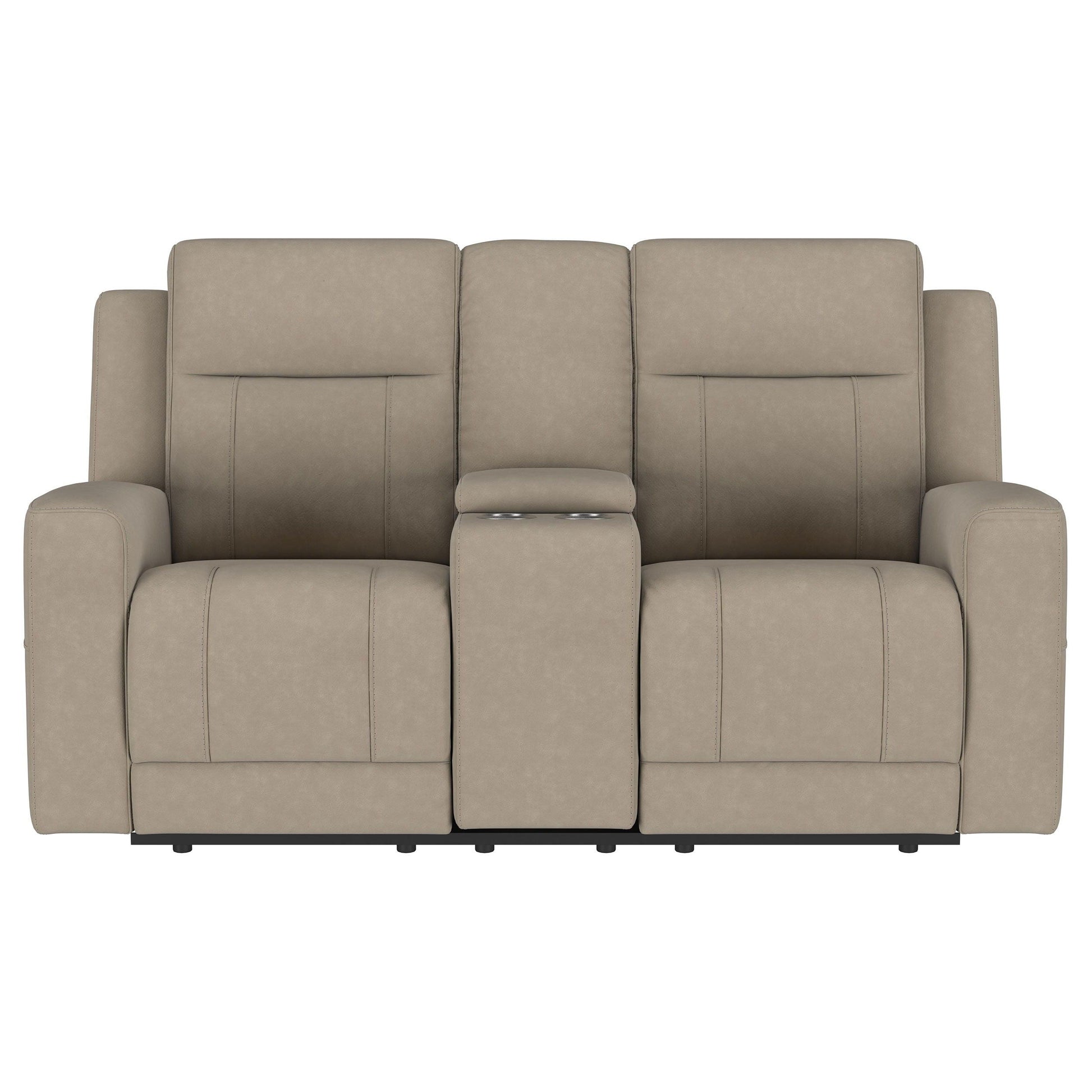 Coaster Fine Furniture Brentwood - Upholstered Motion Reclining Loveseat | Meri Furniture