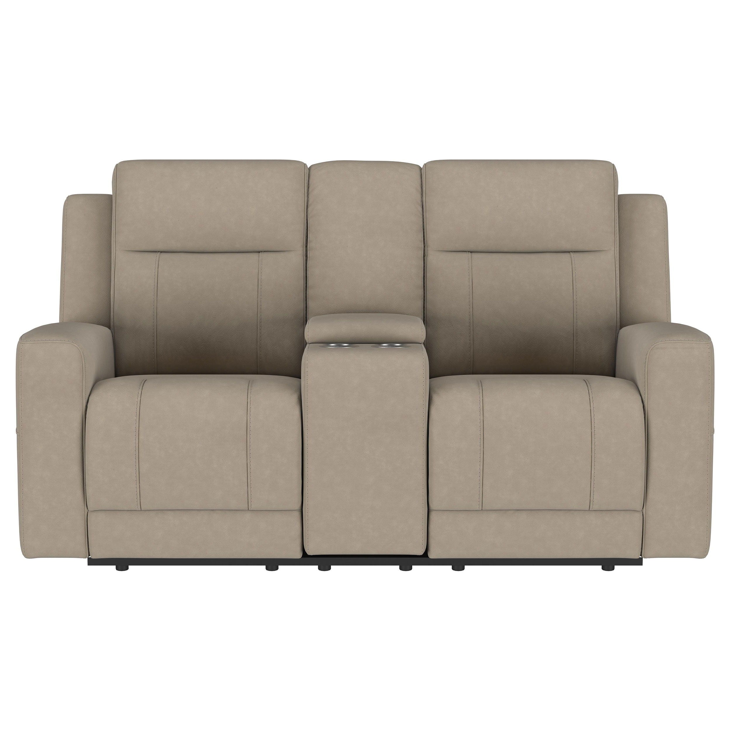 Coaster Fine Furniture Brentwood - Upholstered Motion Reclining Loveseat | Meri Furniture