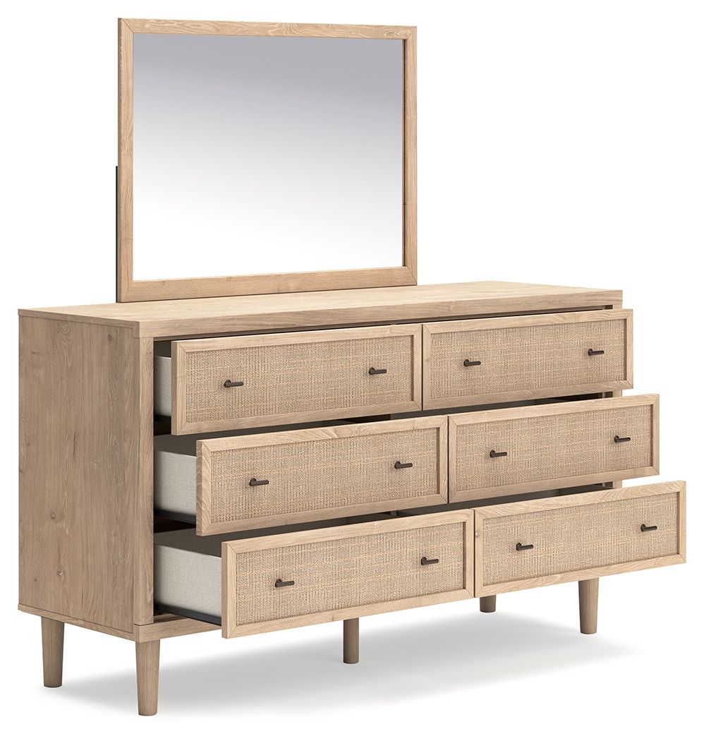 Signature Design by Ashley® Cielden - Two-tone - Dresser And Mirror | Meri Furniture