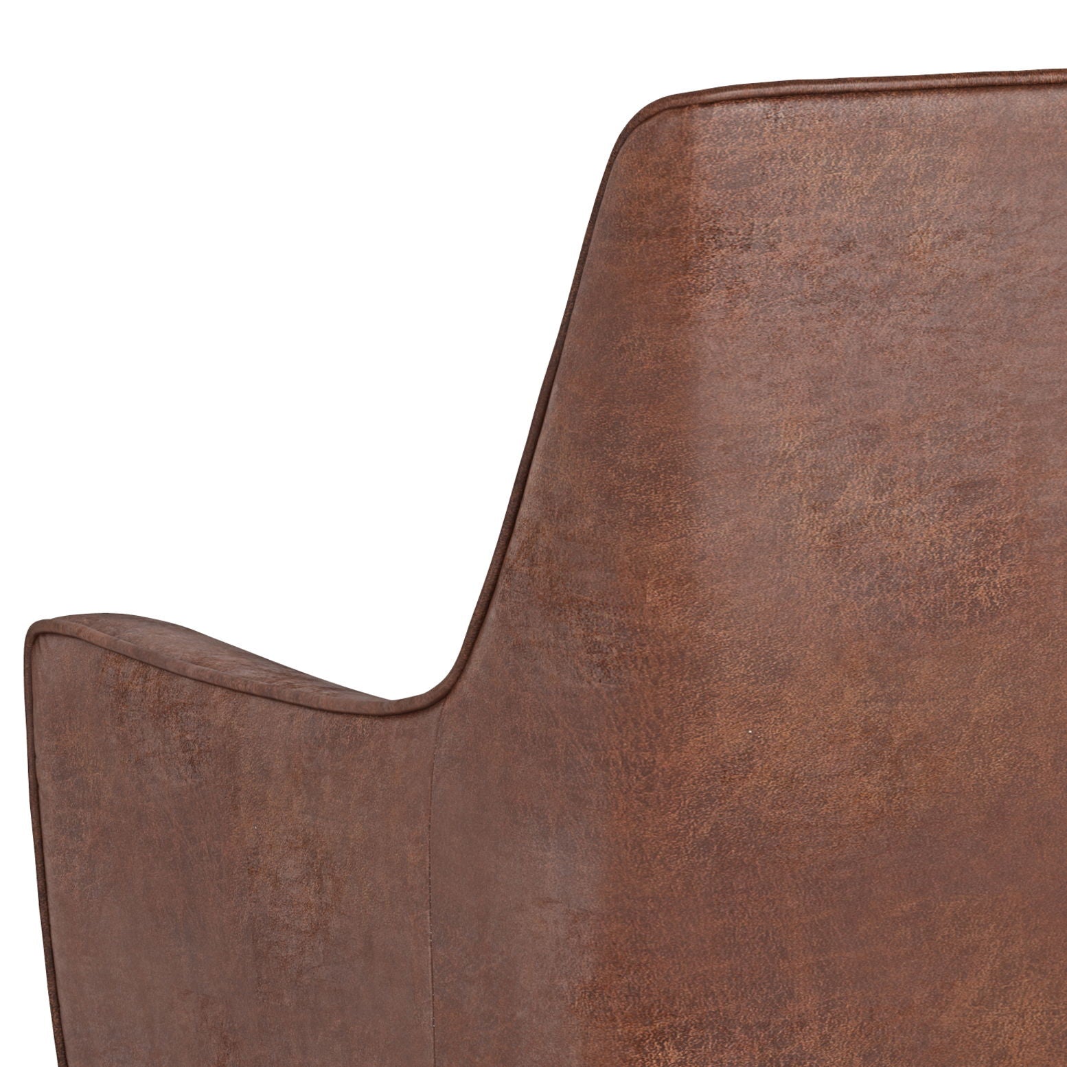 Robson - Accent Chair - Distressed Saddle Brown